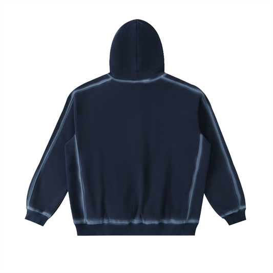 Mens Sunfaded Edge Fleece Hoodie