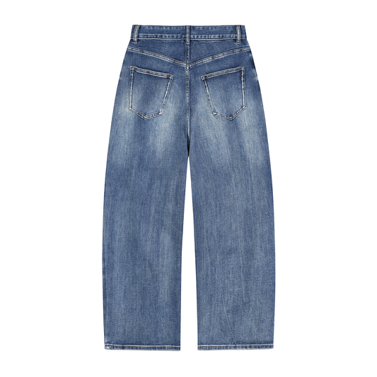 Mens Sun Fade Heavyweight Denim Jeans