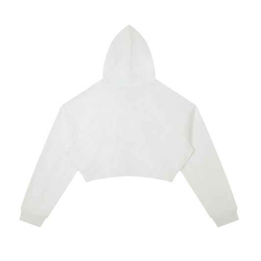 Essential Cropped Zip-Up Hoodie