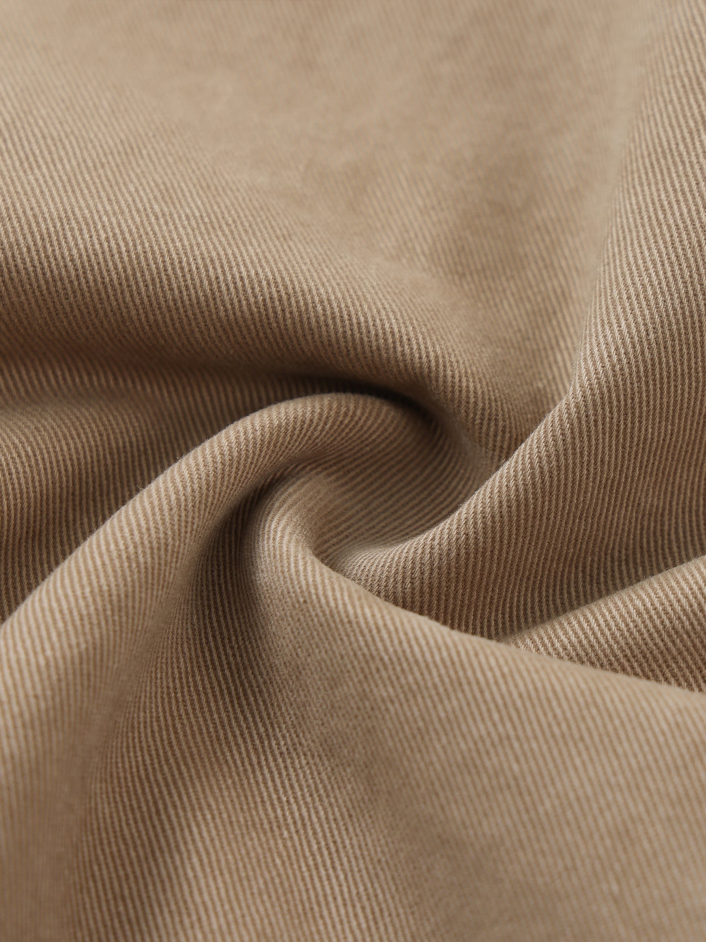 Mens Cotton Elastic-Waist Cargo Pants