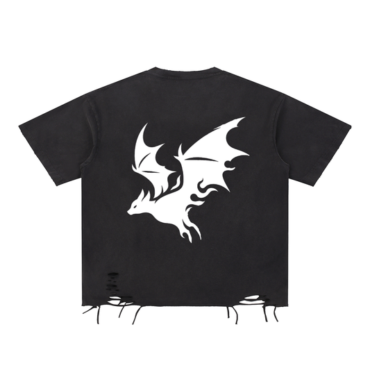 Mens Raw-Hem T-Shirt