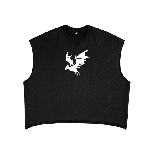 Mens French Terry Boxy Gym Tank Top