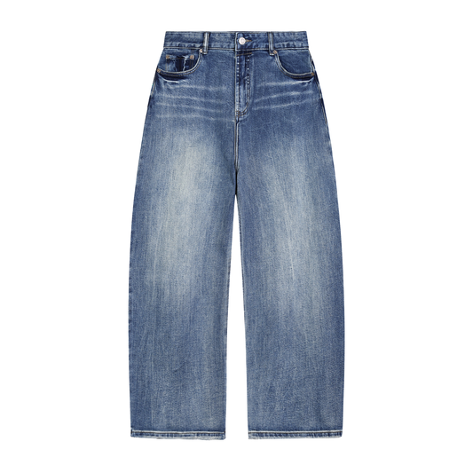 Mens Sun Fade Heavyweight Denim Jeans