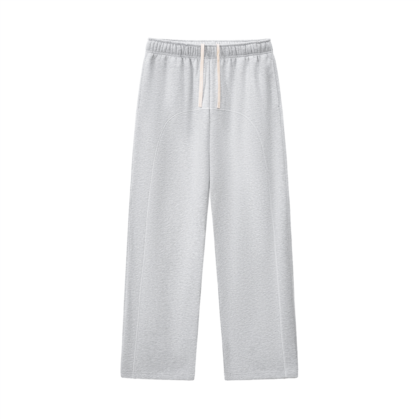 Mens Contrast-Stitched Fleece Sweatpants