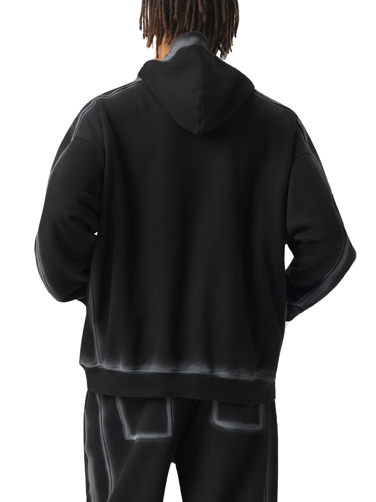 Mens Sunfaded Edge Fleece Hoodie