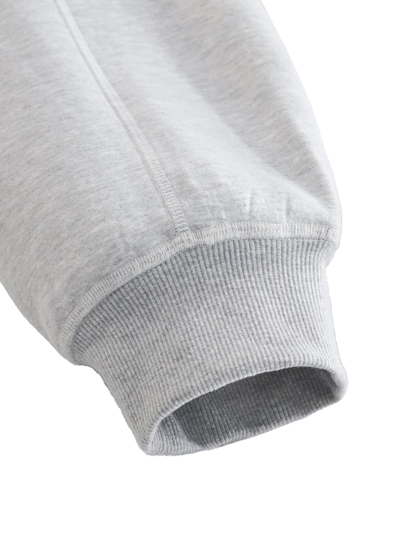 Mens Contrast-Stitched Boxy Fleece Hoodie