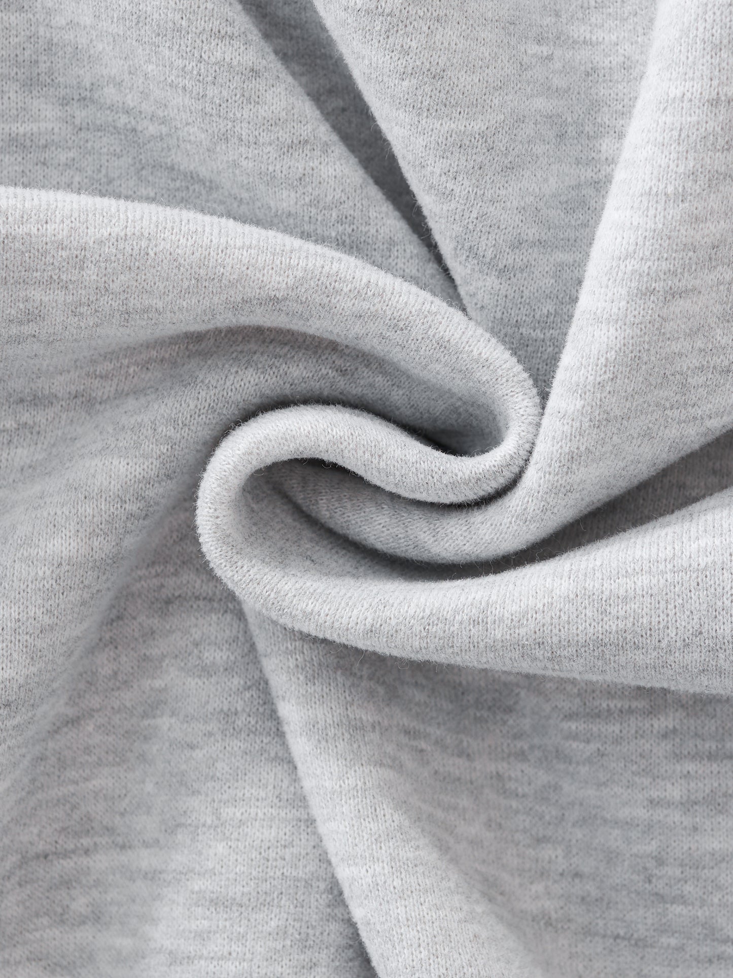 Mens Contrast-Stitched Boxy Fleece Hoodie