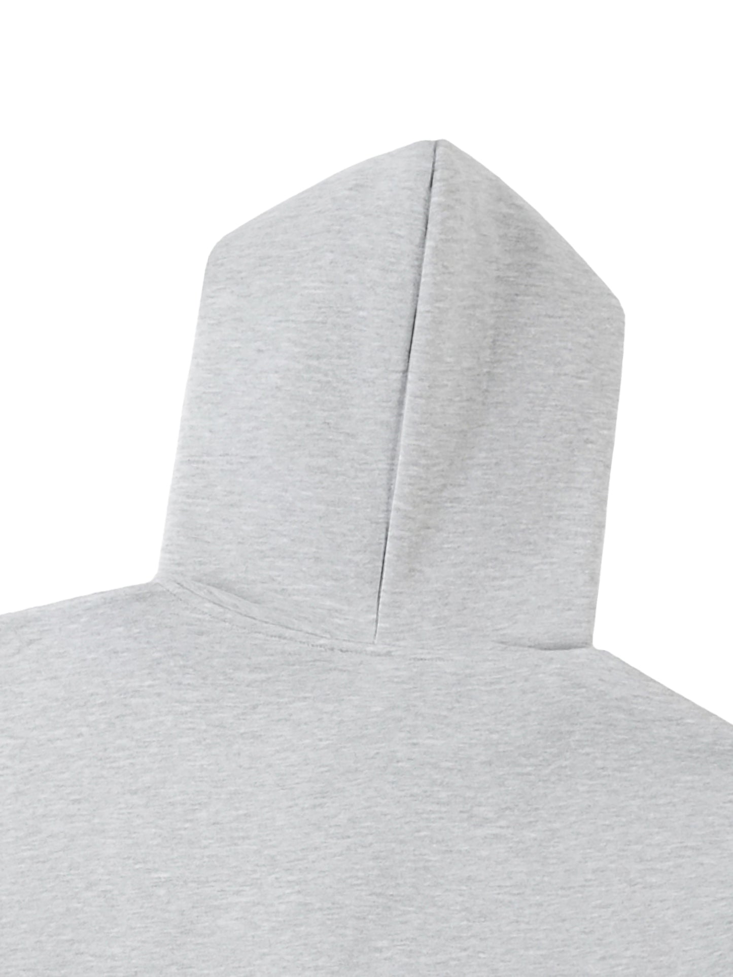 Mens Contrast-Stitched Boxy Fleece Hoodie